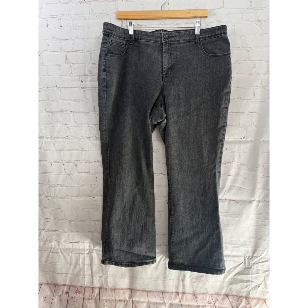 Style & Company Jeans Womens Size 18W Petite Black Straight Leg